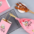 barbecue hot dog takeout aluminum foil paper bags